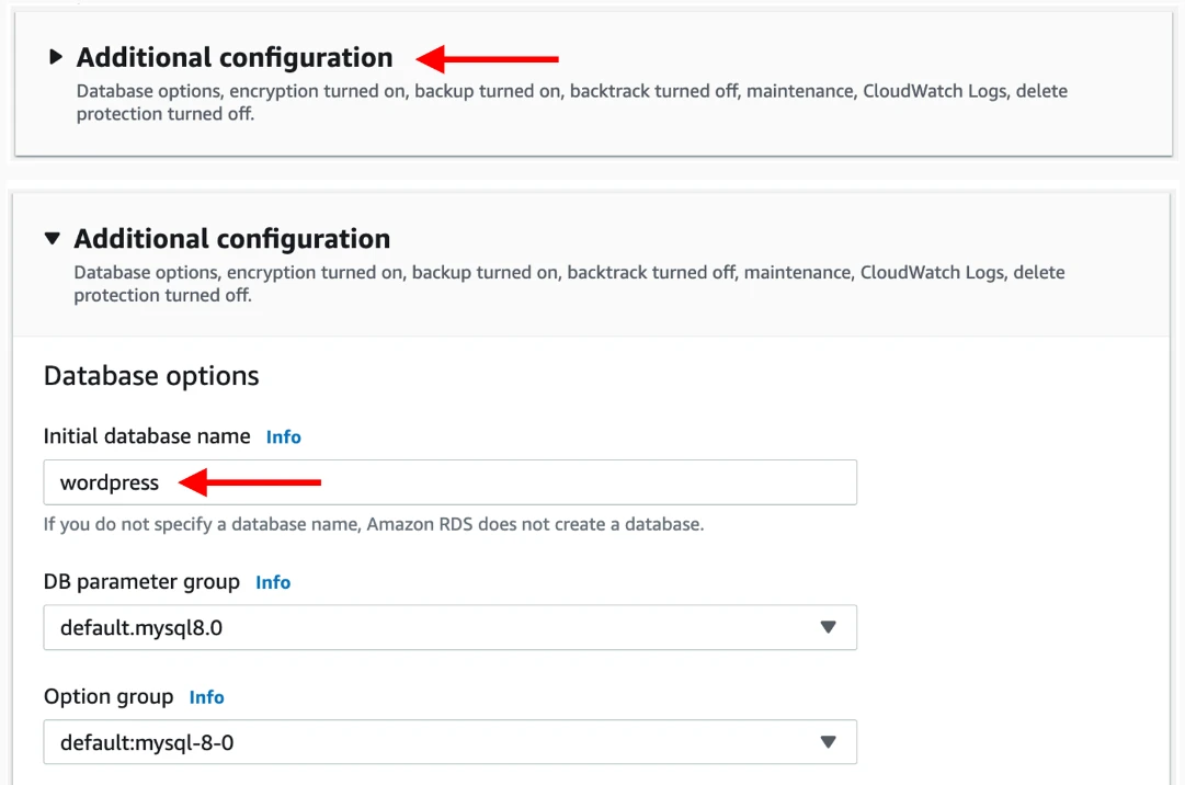 Installing WordPress with Amazon RDS