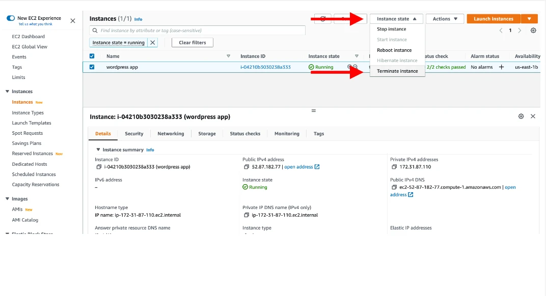 Installing WordPress with Amazon RDS