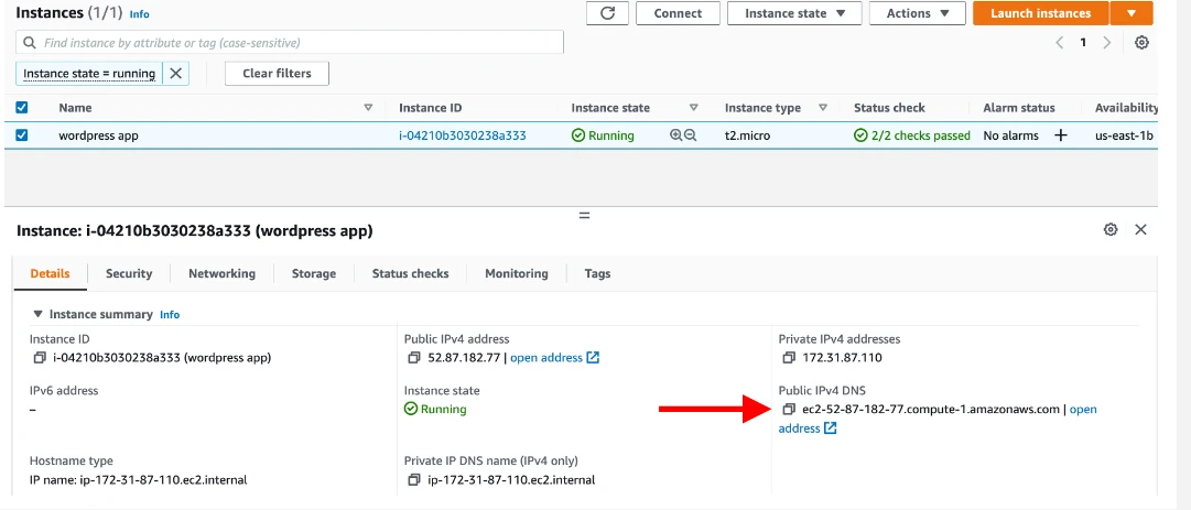 Installing WordPress with Amazon RDS